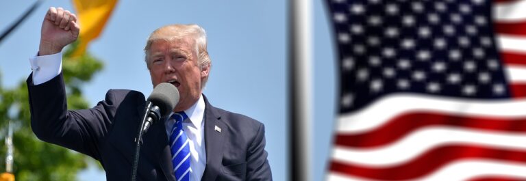 trump, president, usa, america, flag, british flag, banner, union jack, donald trump, republican, politics, presidency, speech, politician